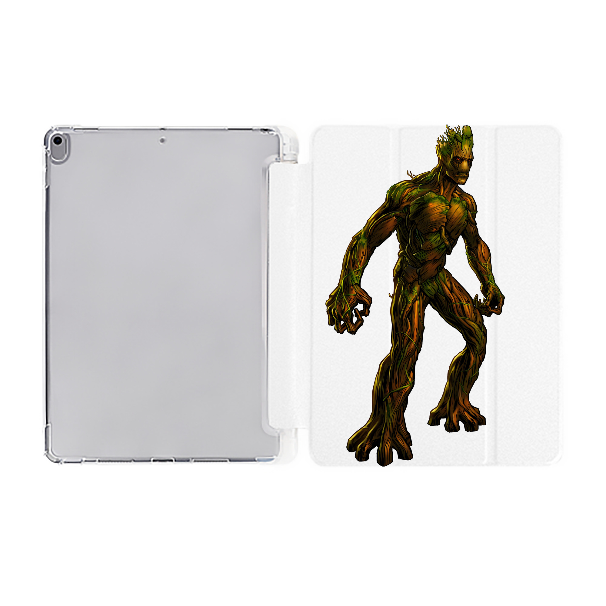 （画像用） アベンジャーズ The Avengers IPad ケース ペン収納付き 三つ折りスタンド PUレザー×シリコン 対応機種9.5/10.5/10.9インチ